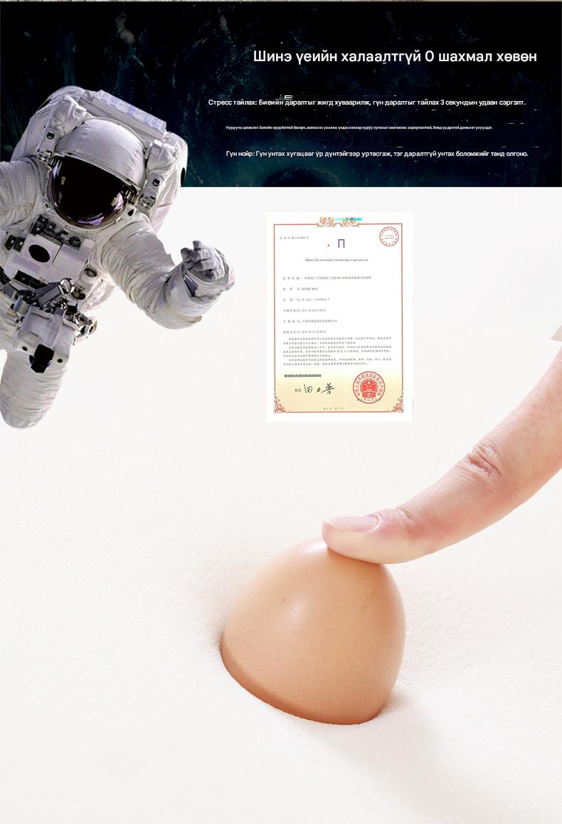 Тэг Даралттай Санах Ойн Хөвөн Матрасс Тэг Даралттай Санах Ойн Хөвөн Матрасс